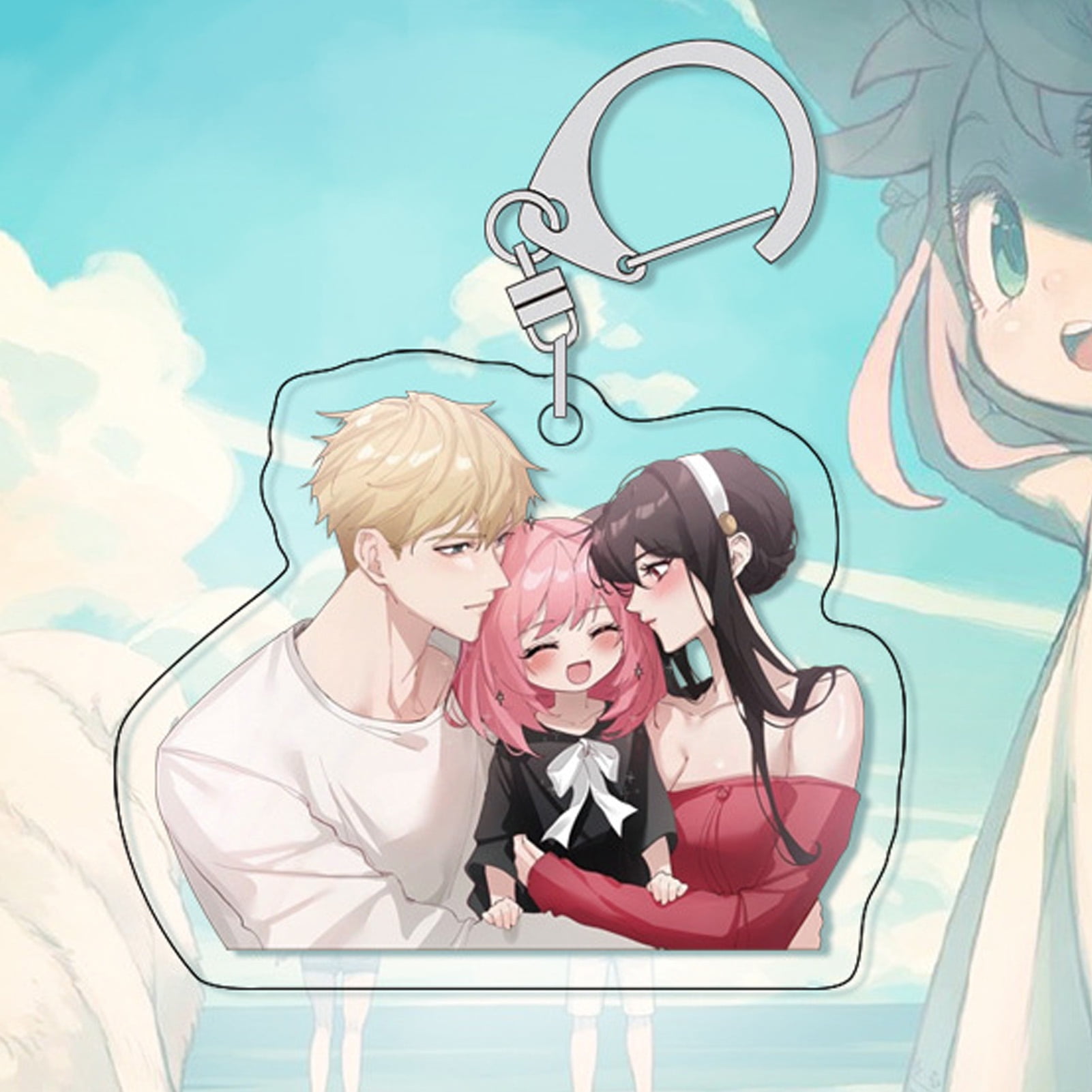 DraggmePartty Spy x Family Anime Series Cartoon Anime Acrylic Keychain(Can be freely combined) DraggmePartty Spy x Family Anime Series Cartoon Anime Acrylic Keychain(Can be freely combined)
