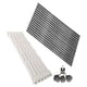 thumbnail image 2 of Marco de soporte para secadora de ropa BLESIY con ruedas de acero inoxidable, 2 of 8