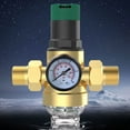 thumbnail image 3 of WINDLAND Pressure Regulator with Water Pressure Gauge and Mesh Filter for Drinking Water, 3 of 8