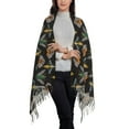 thumbnail image 2 of Sikiie Wasp Cockchafer Butterfly Shawl Wraps Big Scarf Tassel Fall Winter Thick Scarf Warm Shawl Women Fall Gifts, 2 of 8