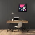 thumbnail image 4 of Borges, Victoria 20x20 Black Modern Framed Museum Art Print Titled - Bright Terrazzo II, 4 of 5