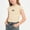 Beige, variant on OGLCCG Girl's Cute Summer T Shirt Letter Printed Crew Neck Side Ruched Fitted Short Sleeve Crop Tee Top Lightweight Cotton Tshirts 1-12 Years