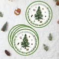 thumbnail image 3 of Vrorvz 16 Pack Christmas Tree Paper Plates Thanksgiving Plates Christmas Plates Disposable Plates for Quick Cleanup Suit for Christmas Parties and Yearend Events 8.9in Green, 3 of 5