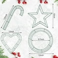 thumbnail image 2 of 【12-Inch Star Wreath Frames】3-Pack Metal Garland Base - Rust-Proof DIY Holiday Decor for Christmas/Valentine's Day/Independence Day, 2 of 7