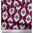 thumbnail image 2 of Soimoi Poly Georgette Fabric Tribal Southwestern Decor Fabric Printed Yard 42 Inch Wide, 2 of 3