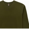 thumbnail image 2 of Milltex Unisex Midweight Fleece Crewneck Sweatshirt Cotton Blend Pullover for Men and Women, 2 of 5