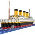 thumbnail image 1 of 1860 pcs Titanic-shaped model building blocks model building kit, 1 of 5