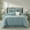 Blue, variant on Nanshing Ines 7 Piece Chic Botanical Comforter Set, Green, King