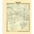 thumbnail image 2 of Warner 26x29 Black Ornate Wood Framed with Double Matting Museum Art Print Titled - Perry Illinois Landowner - Warner 1876, 2 of 4