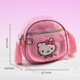 thumbnail image 3 of Hello Kitty Mini Shoulder Bag : Stylish Canvas Crossbody Purse with Adjustable Strap, 3 of 4