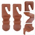 thumbnail image 2 of 2pcs Seat Headrest Hook Leather Coated Back Seat Hook Car Storage Hook, 2 of 8