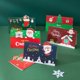 thumbnail image 3 of Tarjetas de Navidad de dibujos animados, tarjetas de Feliz Navidad, tarjetas de felicitación de bendición, fiesta de Navidad, Año Nuevo 2022, tarjetas de regalo de Navidad para niños, 3 of 4