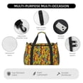 thumbnail image 4 of Kdxio Dancing African Womens Travel Duffel Bag Gym Bag Weekender Travel Bag Gym Bag for Women &Men Airplane Travel Essentials for Flying, 4 of 7