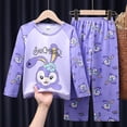thumbnail image 1 of Disney Mickey Mouse Pajmas Set Anime Autumn Cotton Children Pyjamas for Boys and Girls Sets Kids Home Wear Casual Sleepwear SuitChina 10 (5T-6T) Gao Jinjia LED, 1 of 2
