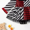 thumbnail image 6 of OJSFQUFP Halloween Outfit Infant Baby Girl Halloween Clown Cos Long Sleeve Romper Dress with Hat Toddler Trick Or Treat Outfit 0-18M, 6 of 6