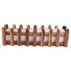 thumbnail image 1 of Maceta de arreglo floral con diseño de valla de madera de 1 pieza (marrón claro) HOMEMAXS 10070364-MX, 1 of 6
