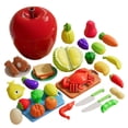 thumbnail image 4 of Juguete Para Cortar Comida, Juego De Simulación, Accesorio De Cocina, Juguete Para Edades De 3, 4 Y 5 Años, 32 Piezas, 4 of 8