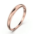thumbnail image 2 of 18K Rose Gold Over Silver Nicely Tapered Wedding Band, 2 of 4