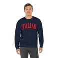 thumbnail image 6 of Italian Italy Sweatshirt Gifts Crew Neck Shirt Long Sleeve Unisex, 6 of 7
