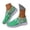 Green, variant on Stylago Breathable Walking Shoes for Women Memory Foam Print Slip on Mesh Sneakers Outdoor Arch Support Workout Sports Shoe Red Size 8