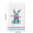 thumbnail image 3 of Easter Decorations Kitchen Towels, 15.75x23.62 inch Dish Towels with Bunny Eggs, Spring Hand Drying Tea Towel for Bathroom Kitchen Decor, Housewarming Gift Party Supplies, 3 of 6