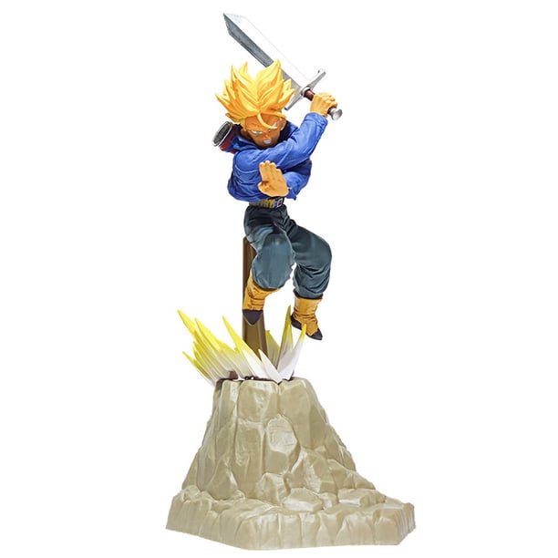 Dragon Ball Z Son Goku Super Saiyan Vegeta Trunks modelo de figura de acción muñeca genial adorno de escritorio regalo de novio