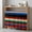 Multi, variant on Colorful Striped Cabinet Curtain 35"Wx35"L, Dustproof Under Sink Skirt with Self Adhesive Tape, Boho Rainbow Abstract Stripes Art Cabinet Curtain Cover for Kitchen Sink, Bathroom Vanity, Laundry Room