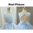 thumbnail image 6 of Drtj Girl's Elegant Tulle Flower Girl Dress - Lace & Satin Pageant Gown for Weddings, First Communion & Special Occasions, 6 of 6