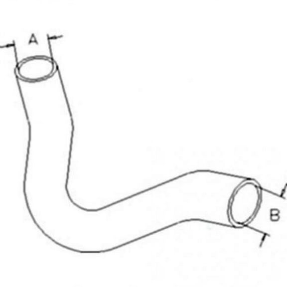 Radiator Hose - Lower fits Kubota B7500 B7510 B7610 6A320-58570