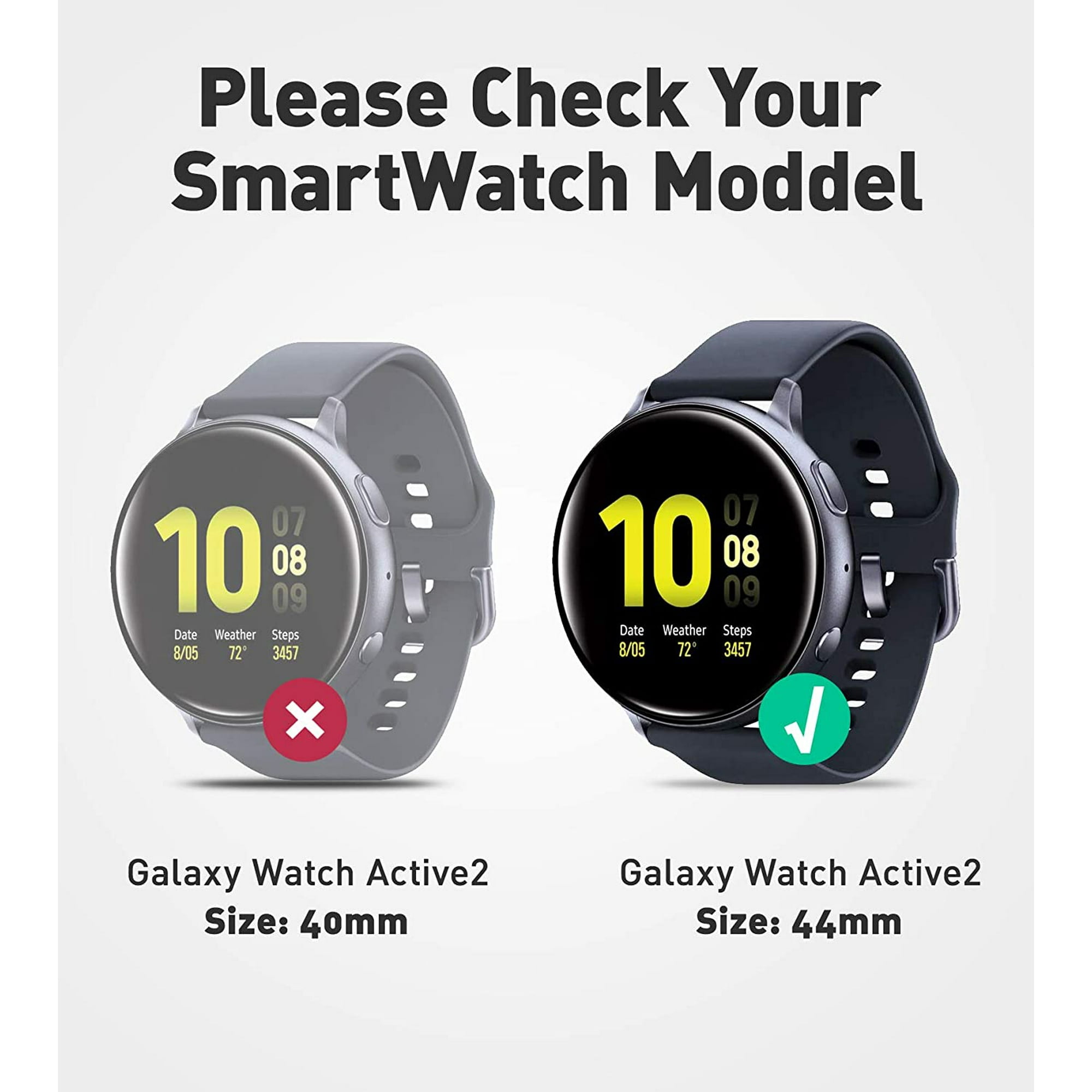 Unicorn Beetle Pro Series Case for Galaxy Watch Active 2 Rugged Protective Case with Strap Bands for Galaxy Watch Active 2 44mm 2019 Release Walmart