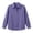 Purple, variant on Vivianyo HD Women's Collar Button Down Shirts, Womens Fall Chest Pocket Straight Long Sleeve Solid Blouses, Women's Purple, Sizes S-3XL