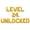 Gold, variant on Letter Balloons - LEVEL 24 UNLOCKED 16" Inch Alphabet Letters Foil Mylar Balloon 24th Birthday Party Banner (Blue)