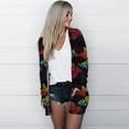 thumbnail image 5 of NordicNest Cardigan For Women Elegant Sweaters Ladies Butterfly Print V-Neck Long Sleeve Coat Pockets Outerwear Trendy Outerwear Fall Fashion Knitwear Tops, 5 of 8