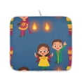 thumbnail image 2 of New Year Design Children Dish Drying Mat for Kitchen, Quick Drying Absorbent Soft Durable 16" x 18", 2 of 10