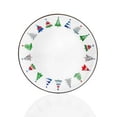 thumbnail image 1 of Assiette à Salade Bordure d'Arbre Festive (Multi), 1 of 1