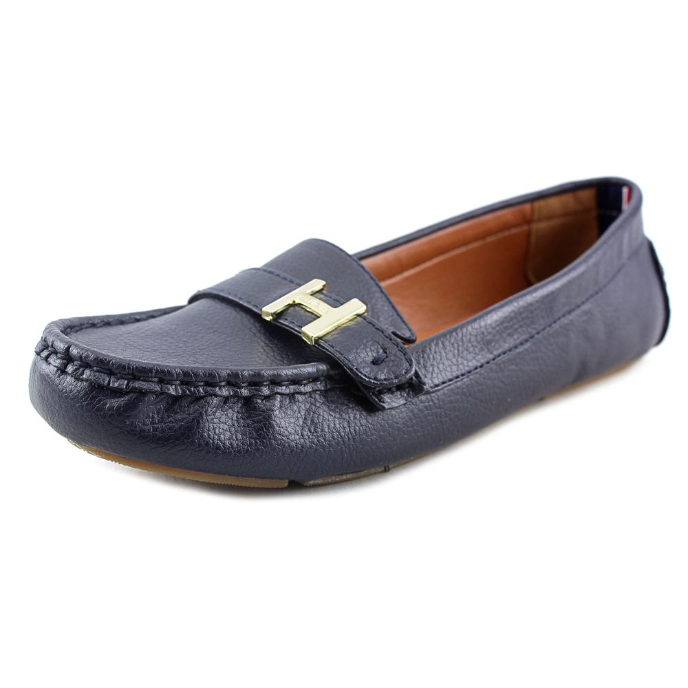 tommy hilfiger blue loafers