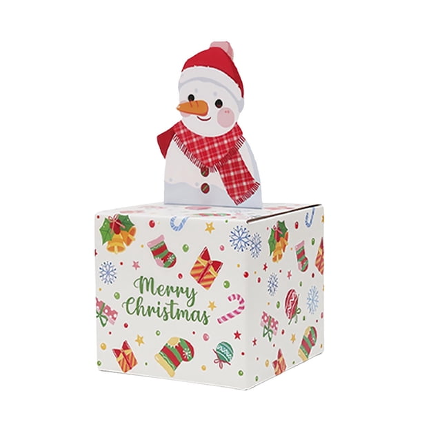 Caja de regalo con forma de cajón para dinero de Navidad, decoración para fiestas navideñas, huchas