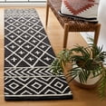 thumbnail image 2 of SAFAVIEH Metro Fletcher Medallion Runner Rug, Black/Ivory, 2' x 9', 2 of 8