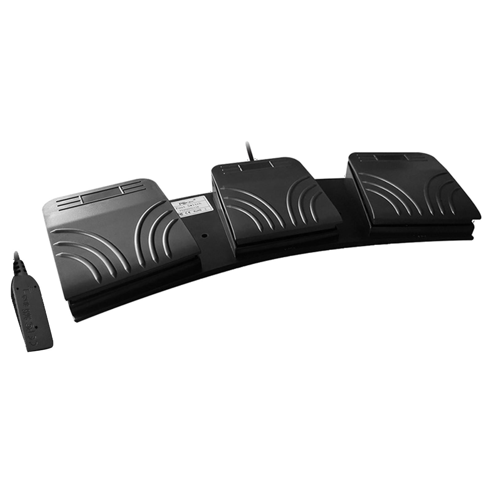 USB Three Foot Switch Combination Key Computer Keyboard Shortcut Key PC Game Foot Pedal for Keyboard PC Laptop