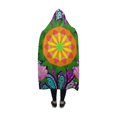 thumbnail image 2 of HATIART Hooded Blanket Boho Style Flower Throw Blanket 50x60 inch, 2 of 3
