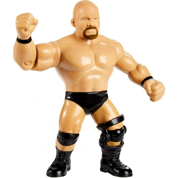 WWE Rétro "Pierre Froide" Steve Austin 4,5 Pouces Échelle Figurine d'Action