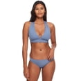thumbnail image 3 of Becca by Rebecca Virtue MIST Adela Ruched Hipster Bikini Swim Bottom, US Large, 3 of 3