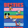 thumbnail image 3 of Disney - Pluto, Donald Duck, Mickey & Goofy - Besties Forever - Youth Short Sleeve Graphic T-Shirt, 3 of 5