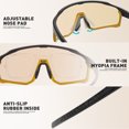 thumbnail image 3 of KAPVOE Photochromic Cycling Glasses MTB Sports Transition Triathlon Running Men Women Clear Mountain Bike Sunglasses, 3 of 6