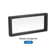 thumbnail image 3 of Uxcell Floating Thin Film Display Box, ABS Frame Case 9.06 inch x 3.54 inch x 0.79 inch Black Pack of 3, 3 of 5