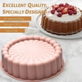 thumbnail image 4 of Silicone Round Baking Pan Charlotte Cakes Baking Pan Sponge Flan Mold Shortcake Baking Pan Kitchen Silicone Mould, 4 of 12
