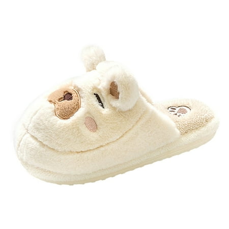 

Shpwfbe Slippers For Women Fashion Winter Comfortable Cute Cartoon Bear Warm Non Slip Cartoon Slippers For Women Indoor And Outdoor Womens Slippers