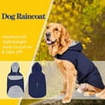 thumbnail image 4 of Chubasquero para perros pequeños y grandes, ropa impermeable para mascotas, abrigos reflectantes para la lluvia para perros, chaqueta con capucha, chubasquero para chihuahua, suministros para mascotas, 4 of 5