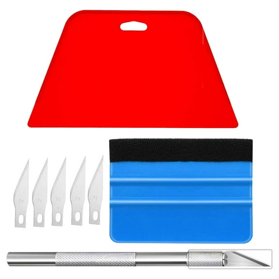 SWETRACE 1 Set Car Vinyl Wrap Tool for Precise Cutting and Scratch Reduction Comprehensive Kit Car Window Tint Tool Kit