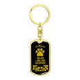 thumbnail image 4 of Polish Lowland Sheepdog Keychain Stainless Steel or 18k Gold, 4 of 10